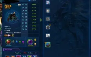 Conta Dmo LADMO Omega com 6 SSS+ e 2 SSS com Lv140 de Tamer!