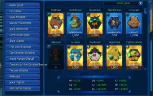 Conta Dmo LADMO Omega com 6 SSS+ e 2 SSS com Lv140 de Tamer!