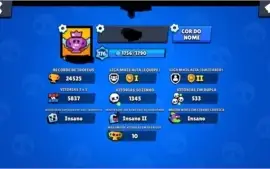 CONTA BRAWL NVL 177 + 47 BRAWLERS FULL