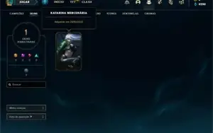 Conta Platina 4 com 24 Champs e 1 Skin + 6 Espolios