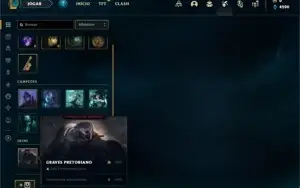 Conta Platina 4 com 24 Champs e 1 Skin + 6 Espolios