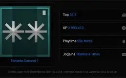 Conta Point Blank Tenente coronel 1