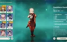 Conta genshin Kaedehara Kazuha+Childe ar 30