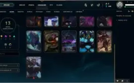 Vendo conta Prata IV 34 champs, 13 skins e M5 Shaco