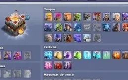 Clash of clans cv 11 barato, herois  nivel 40, quase full