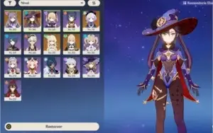 AR 45 ⭐QiQi, Mona, Jean Keqing e lança de Jade⭐