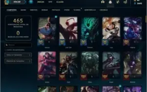 Conta unranked com 66 skins com Twitch medieval e WW cinzent