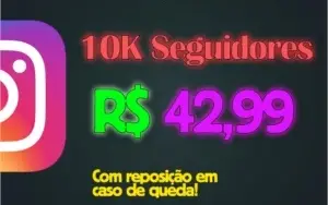 1K Seguidores Instagram por R$ 5,99! Entrega Rápida e Segura