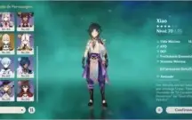 Conta Genshin, Xiao, Lança de Jade (xiao), Mona (c1), Jean