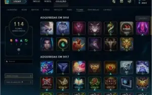 Conta League Of Legends Gold C/ Vários Campeões E Skins