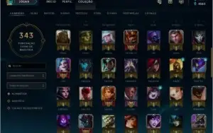 Conta League Of Legends Gold C/ Vários Campeões E Skins