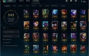 Conta League Of Legends Gold C/ Vários Campeões E Skins