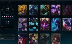 Lol Esmeralda Ex-Dima, Skins Raras, Lvl 164, Honra4, 46 Skin