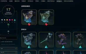 Lol Esmeralda Ex-Dima, Skins Raras, Lvl 164, Honra4, 46 Skin