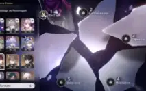 Lvl70 Fuxuan e1, Seele e1, Kafka e1, Dan Dragão e1, Jingliu,