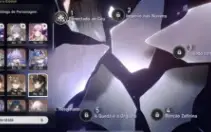 Lvl70 Fuxuan e1, Seele e1, Kafka e1, Dan Dragão e1, Jingliu,