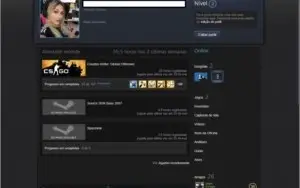 Conta CSGO AK cruzada com itens Raros