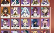 Conta genshin com 15 personagens 5Estrelas AR58