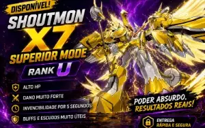 SHOUTMON X7 SUPERIOR MODE RANK U ITEM DISPONÍVEL