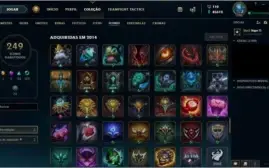 CONTA PLATINA II COM TODOS OS CHAMPS E MUITAS SKINS