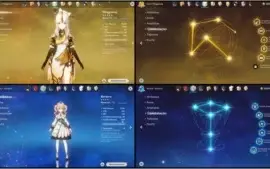 Conta Genshin AR.47 | Diluc+Túmulo/Venti/Jean/Klee e mais...