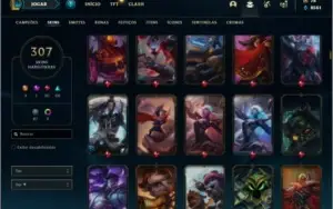 Conta ouro 4 com TODOS os champs e 307 skins + Kayle Juiza