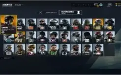 Conta Rainbow Six Platina 3 KD 1.1 com todos os operadores