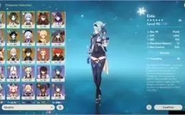 GENSHIN IMPACT | AR58 | NA SERVER | 13 - 5* | SÓ VEM!