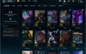Conta unranked com Corki Ovni, Kayle Juiza e Rammus Rei