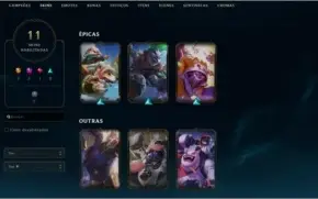 CONTA LOL - 2 SKINS, ULTIMATE 2 LENDÁRIAS+ VALORANT PRATA 3