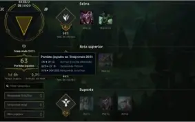 🔥 CONTA ACC LEAGUE OF LEGENDS GOLD I C/ 57% WR 🔥
