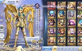 SAINT SEIYA AWAKENING - COM GEMAS AVANÇADAS E LIVROS