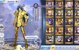 SAINT SEIYA AWAKENING - COM GEMAS AVANÇADAS E LIVROS