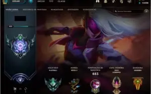 CONTA LOL PLATINA 1 !!!!