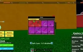 Conta Blox com todos estilos de luta todas espadas todas v4