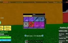 Conta Blox com todos estilos de luta todas espadas todas v4