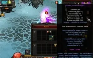 SUM MEGAMU 200RR LVL 900+ C/ITENS QUEST