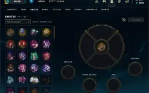 Conta ouro 4 com 31 Champs e 10 Skins + 2 Espolios
