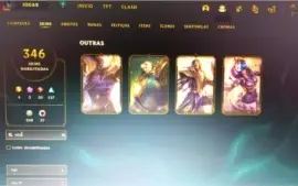 Conta de League of legends + Valorant (Aceito negociação)