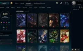 CONTA PRATA 1 TODOS OS HERÓIS e 109 SKINS (2 VITORIOSAS)