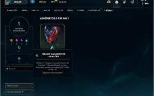 Conta platina 4 Sem email confirmado com 2 skins e 26 champs
