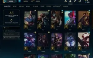 Conta platina 4 Sem email confirmado com 2 skins e 26 champs
