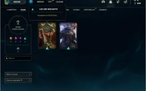 Conta platina 4 Sem email confirmado com 2 skins e 26 champs