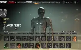 conta warzone com black noir, 21 savage, lara croft e homela