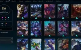 CONTA LOL - 80CHAMPS - 87 SKINS - PRATA 2
