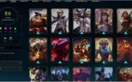 CONTA LOL - 80CHAMPS - 87 SKINS - PRATA 2
