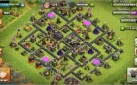 Clash of clans cv9 full + clash royale lendaria