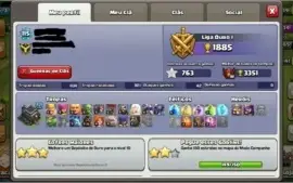Clash of clans cv9 full + clash royale lendaria