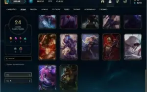 Conta ouro 2 com 24 skins e 66 champs