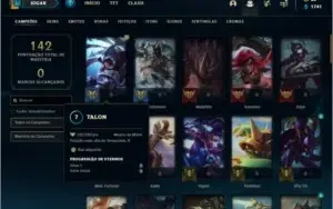 Conta ouro 2 com 24 skins e 66 champs